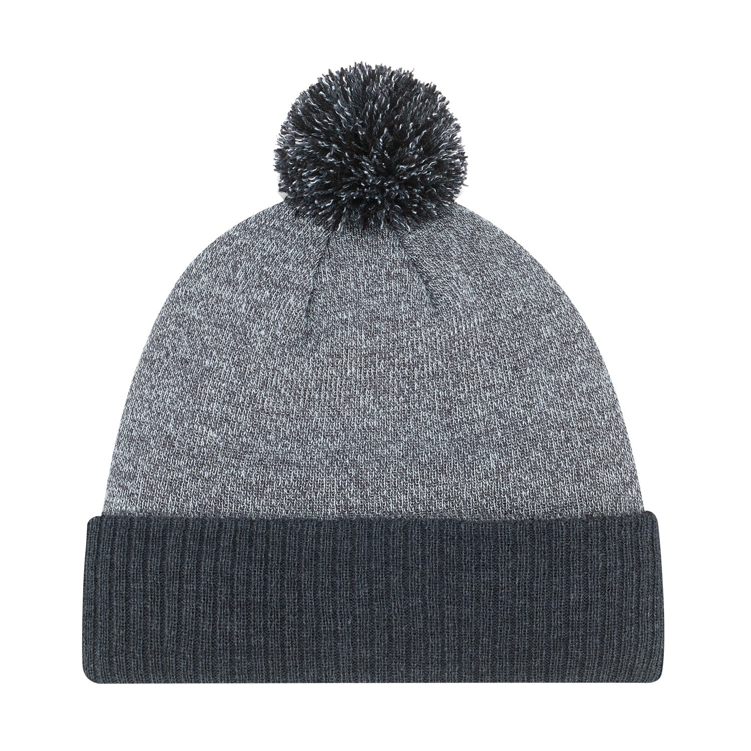 AJM -Heather Pom-Pom Cuffed Toque- 9P184M