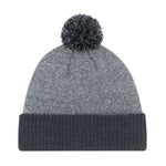 AJM -Heather Pom-Pom Cuffed Toque- 9P184M