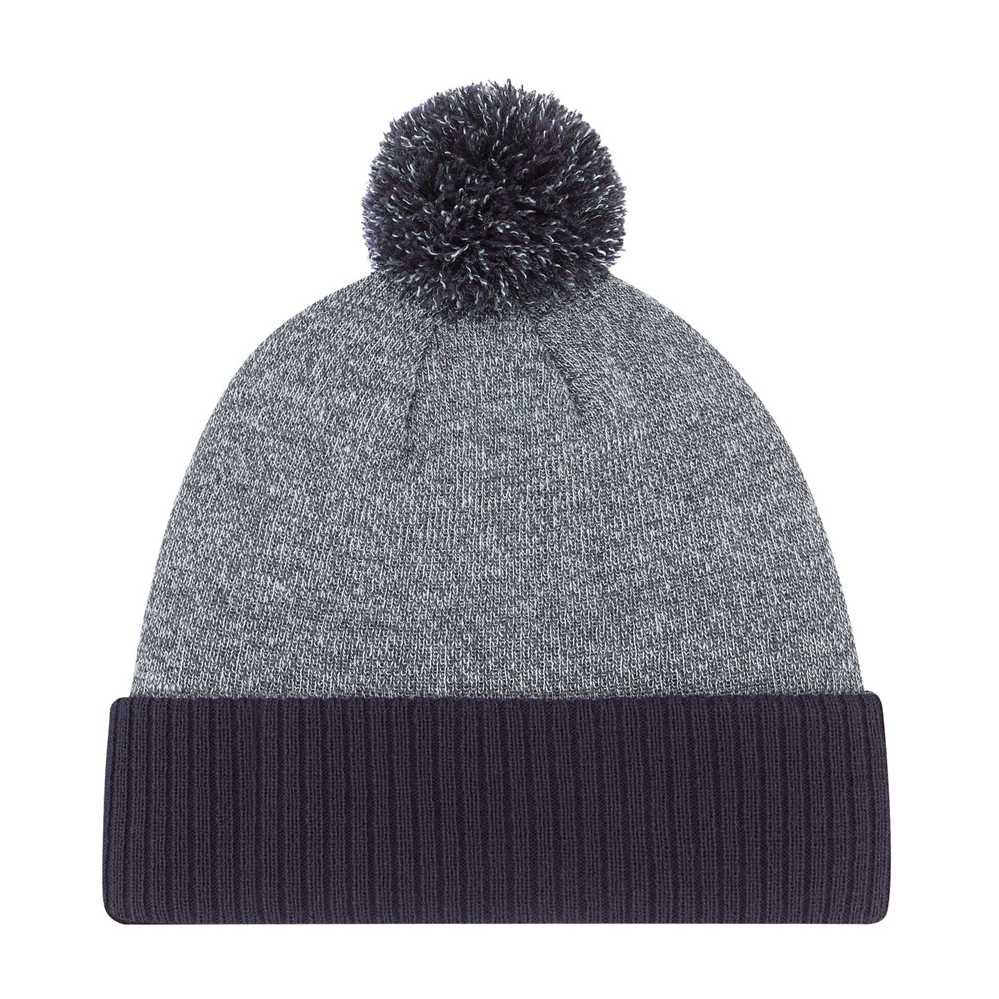 AJM -Heather Pom-Pom Cuffed Toque- 9P184M
