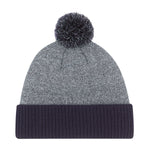 AJM -Heather Pom-Pom Cuffed Toque- 9P184M