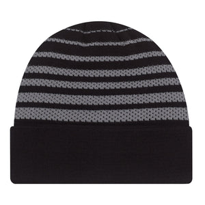 AJM -Mesh Stripe Cuffed Toque- 9Q204M