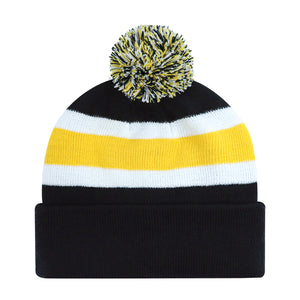 AJM -Striped Pom-Pom Cuffed Toque- 9S243M