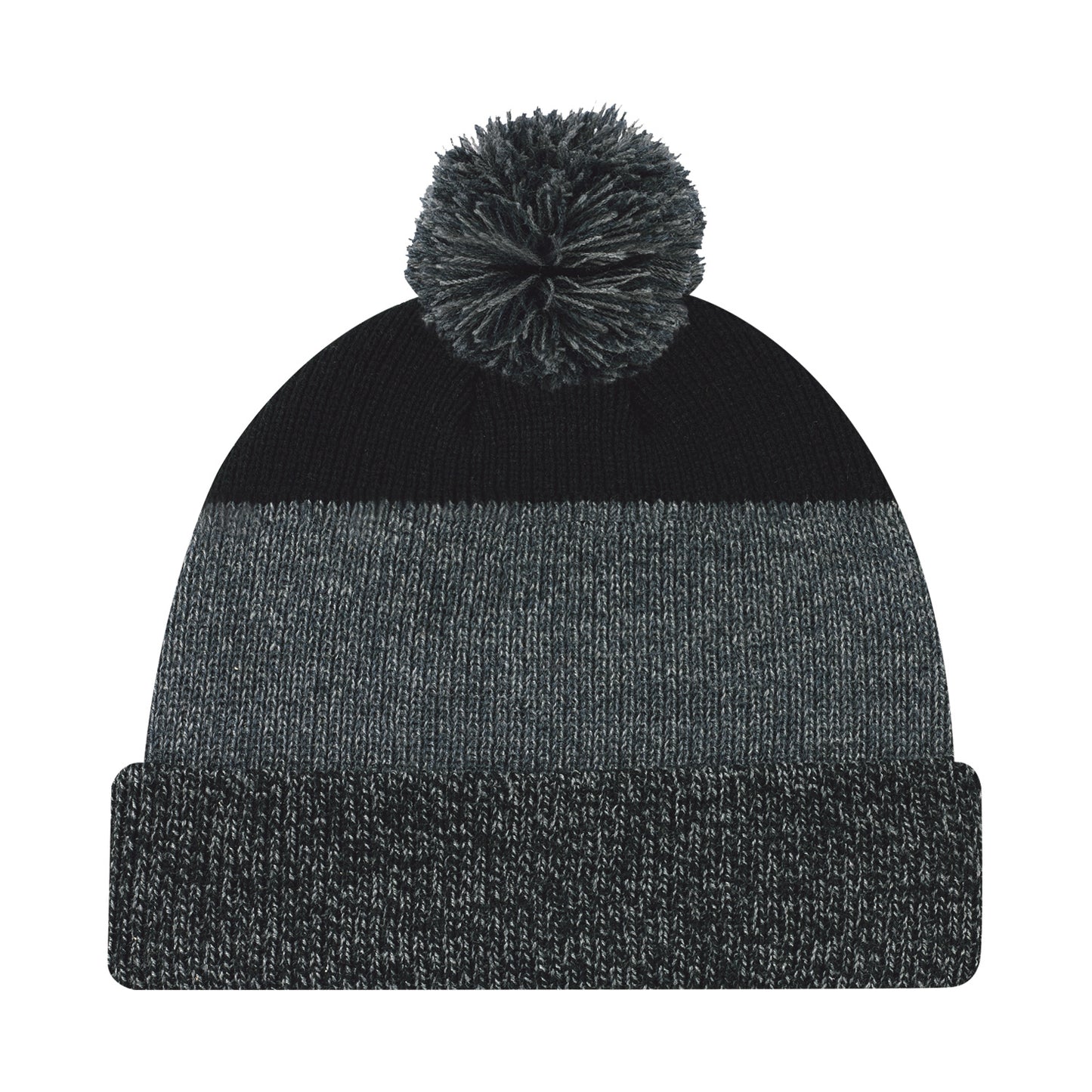 AJM -Tricolour Pom-Pom Cuffed Toque- 9T066M