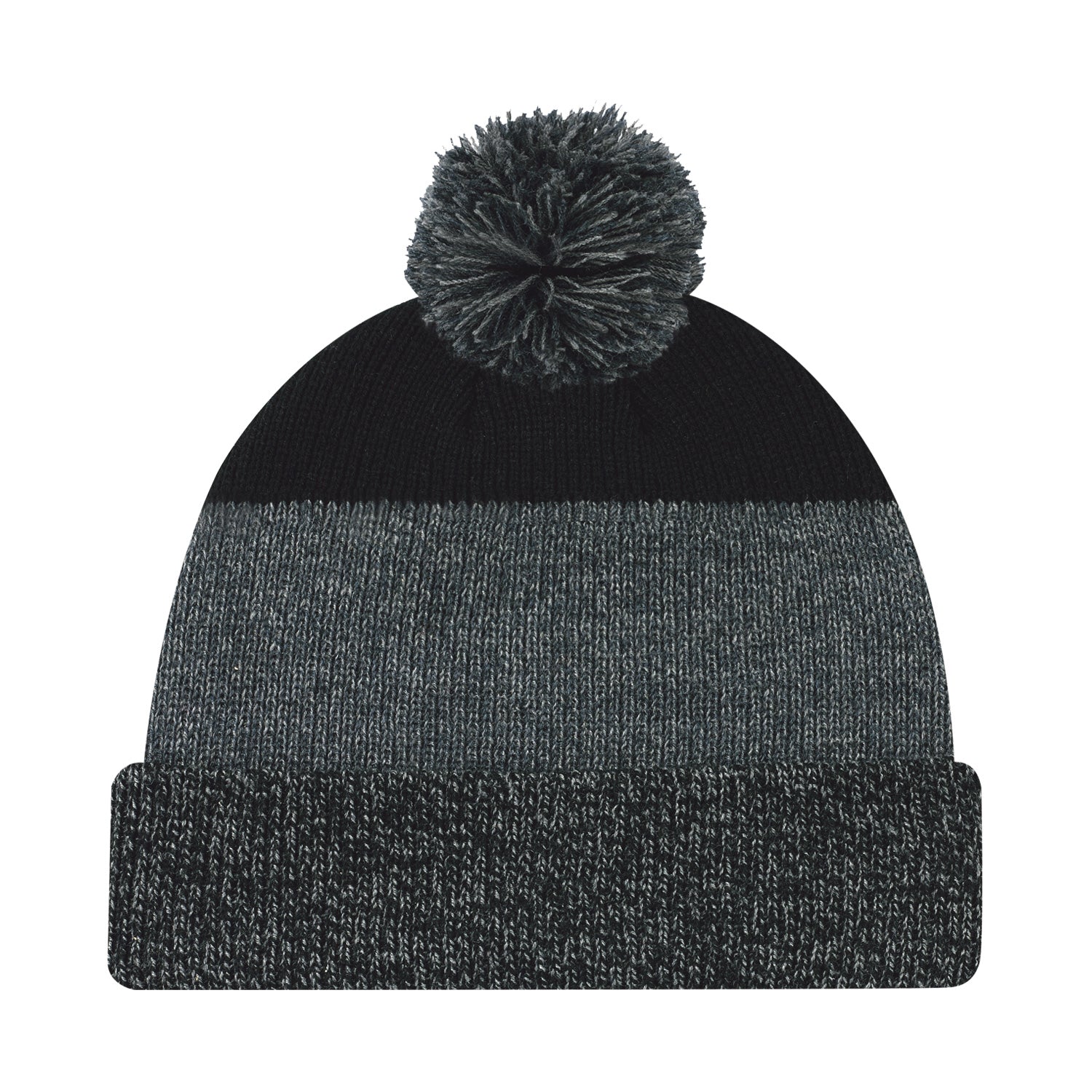 AJM -Tricolour Pom-Pom Cuffed Toque- 9T066M