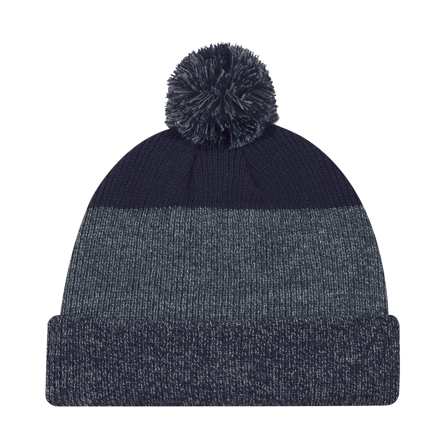 AJM -Tricolour Pom-Pom Cuffed Toque- 9T066M