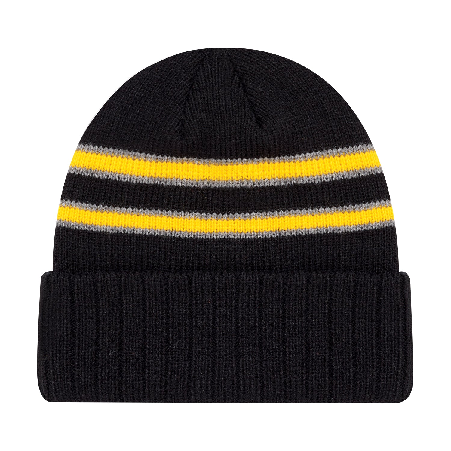 AJM -Cable Rib Knit Cuff Stripped Toque- 9W198M