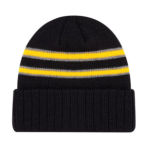AJM -Cable Rib Knit Cuff Stripped Toque- 9W198M