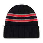 AJM -Cable Rib Knit Cuff Stripped Toque- 9W198M