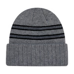 AJM -Cable Rib Knit Cuff Stripped Toque- 9W198M