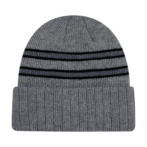 AJM -Cable Rib Knit Cuff Stripped Toque- 9W198M