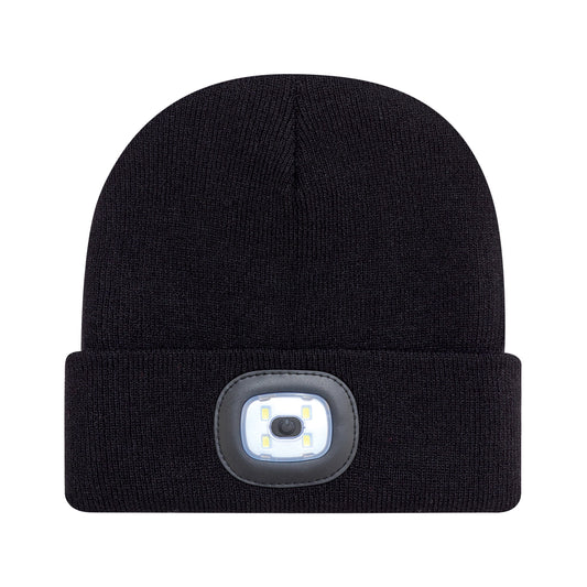 AJM - Plain Colour Cuff Toque with LED light- 9X539M
