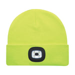 AJM - Plain Colour Cuff Toque with LED light- 9X539M