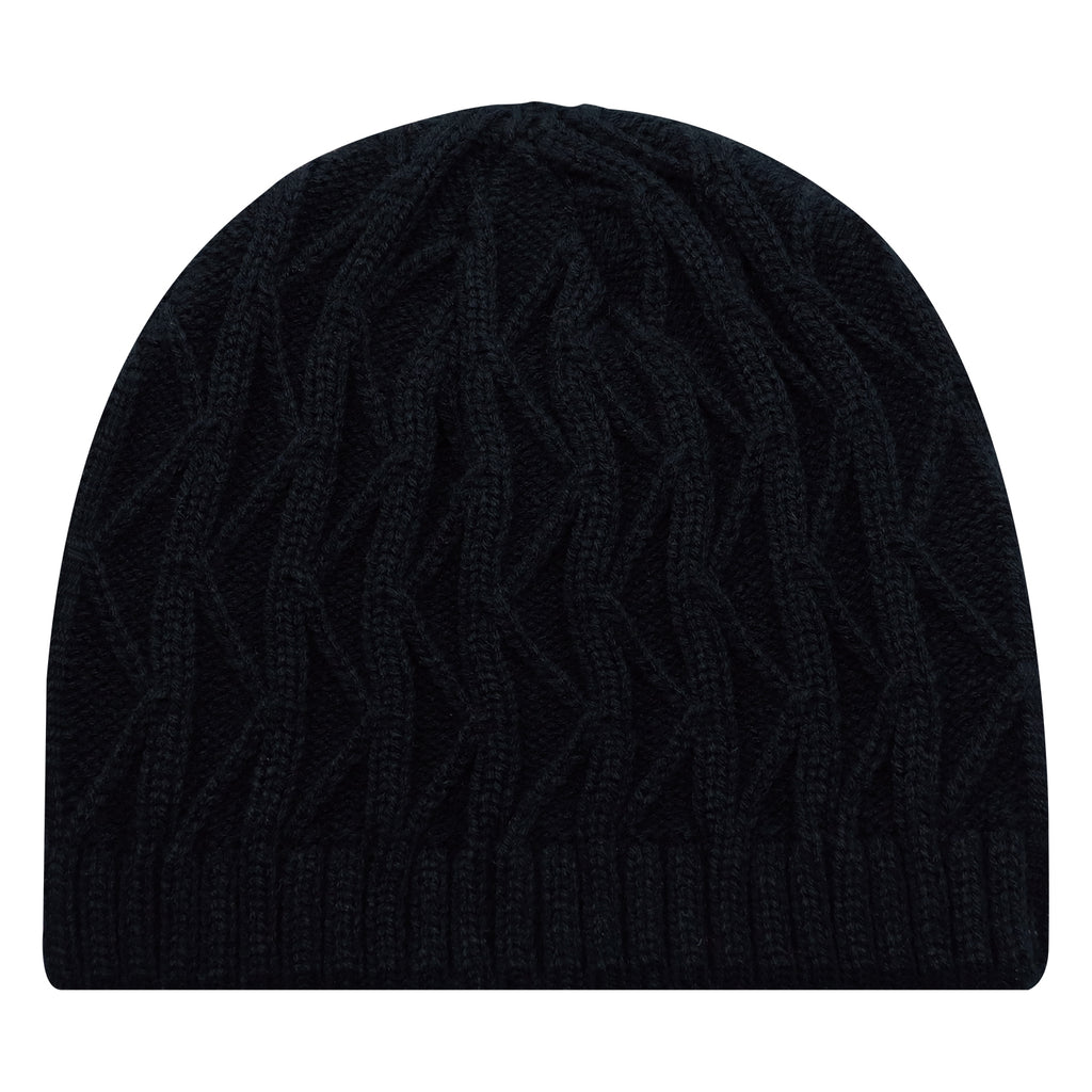 AJM -Jacquard Cable Knit Toque- 9Y030M