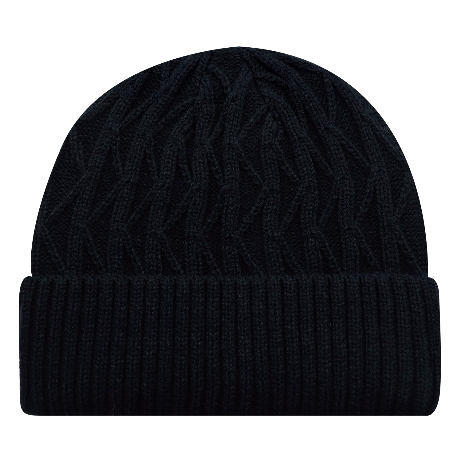 AJM -Jacquard Cable Knit Cuffed Toque- 9Y530M
