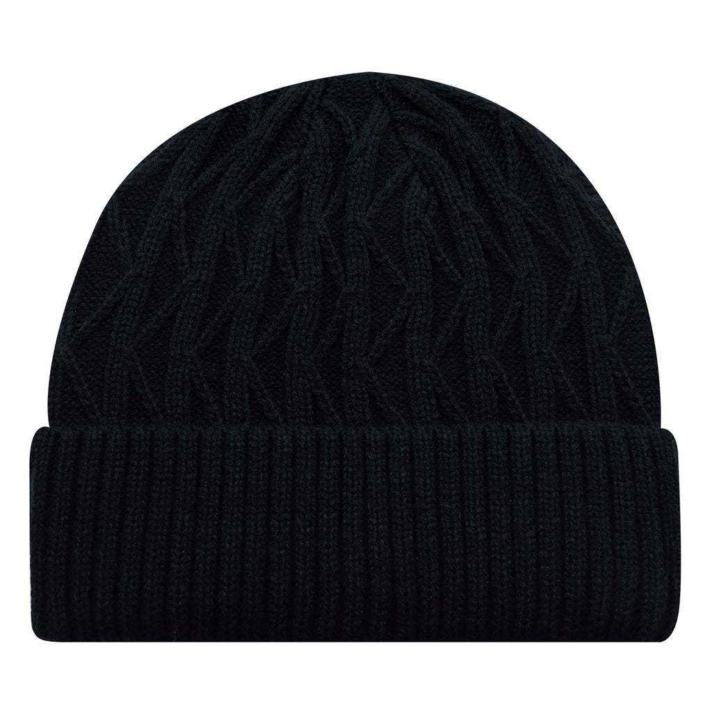 AJM -Jacquard Cable Knit Cuffed Toque- 9Y530M