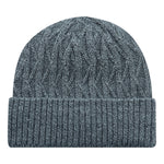 AJM -Jacquard Cable Knit Cuffed Toque- 9Y530M