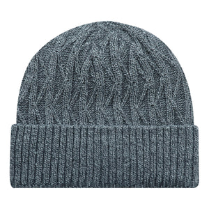 AJM -Jacquard Cable Knit Cuffed Toque- 9Y530M