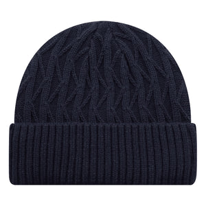 AJM -Jacquard Cable Knit Cuffed Toque- 9Y530M