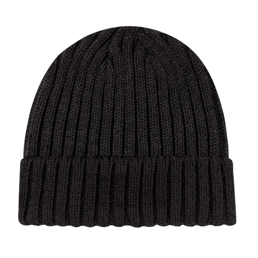 AJM -Chunky Rib Knit Cuffed Toque- 9Z590M