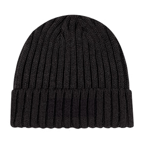 AJM -Chunky Rib Knit Cuffed Toque- 9Z590M