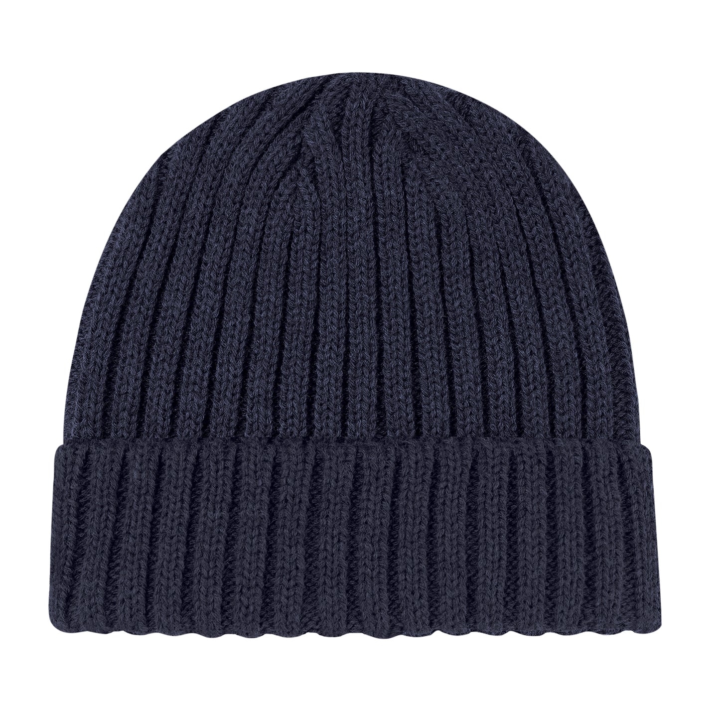 AJM -Chunky Rib Knit Cuffed Toque- 9Z590M