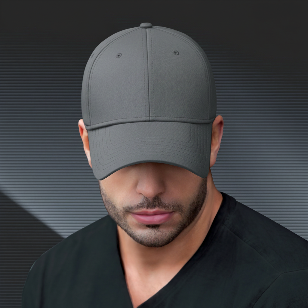 AJM -Polyester Diamond & Spandex Classic Baseball Cap- AC5014