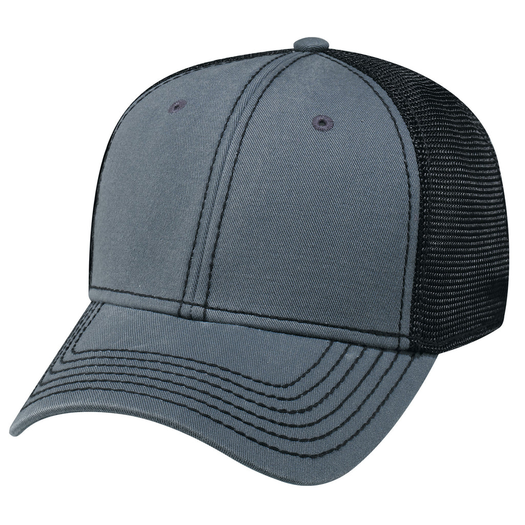 AJM -Washed Chino Twill & Mesh Cap- AC0021