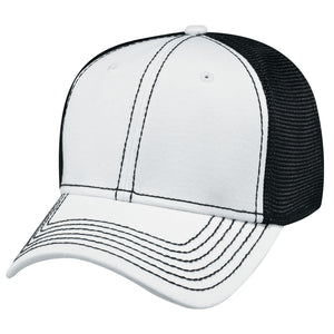 AJM -Washed Chino Twill & Mesh Cap- AC0021