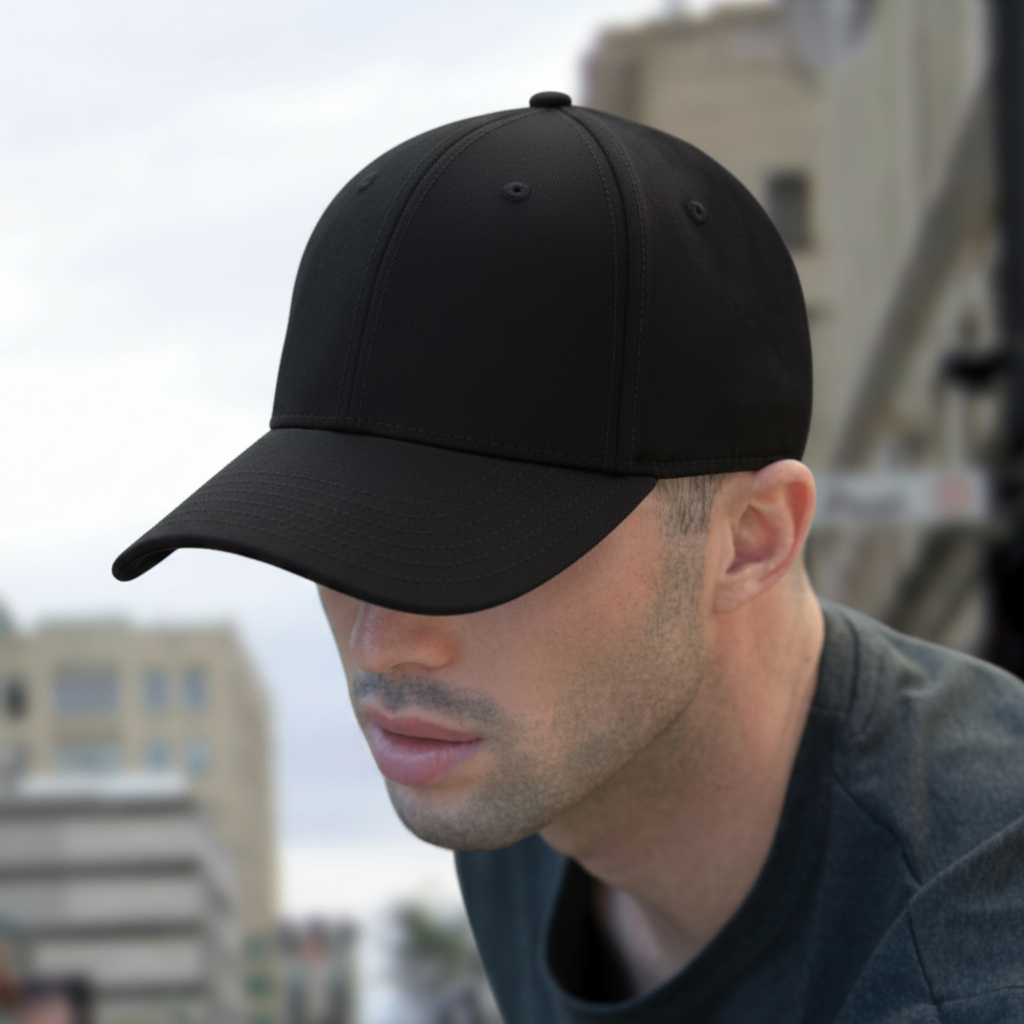 AJM -Pre-curved Peak with Elasticized Sweatband Cap- AC5000