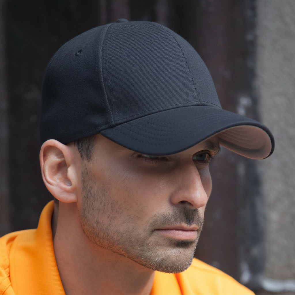 AJM -Pre-Curved Grey Underpeak & Fitted Back Cap - AC5005
