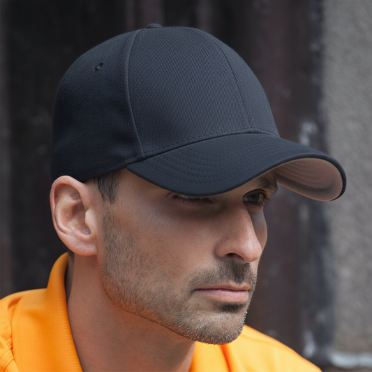 AJM -Pre-Curved Grey Underpeak & Fitted Back Cap - AC5005