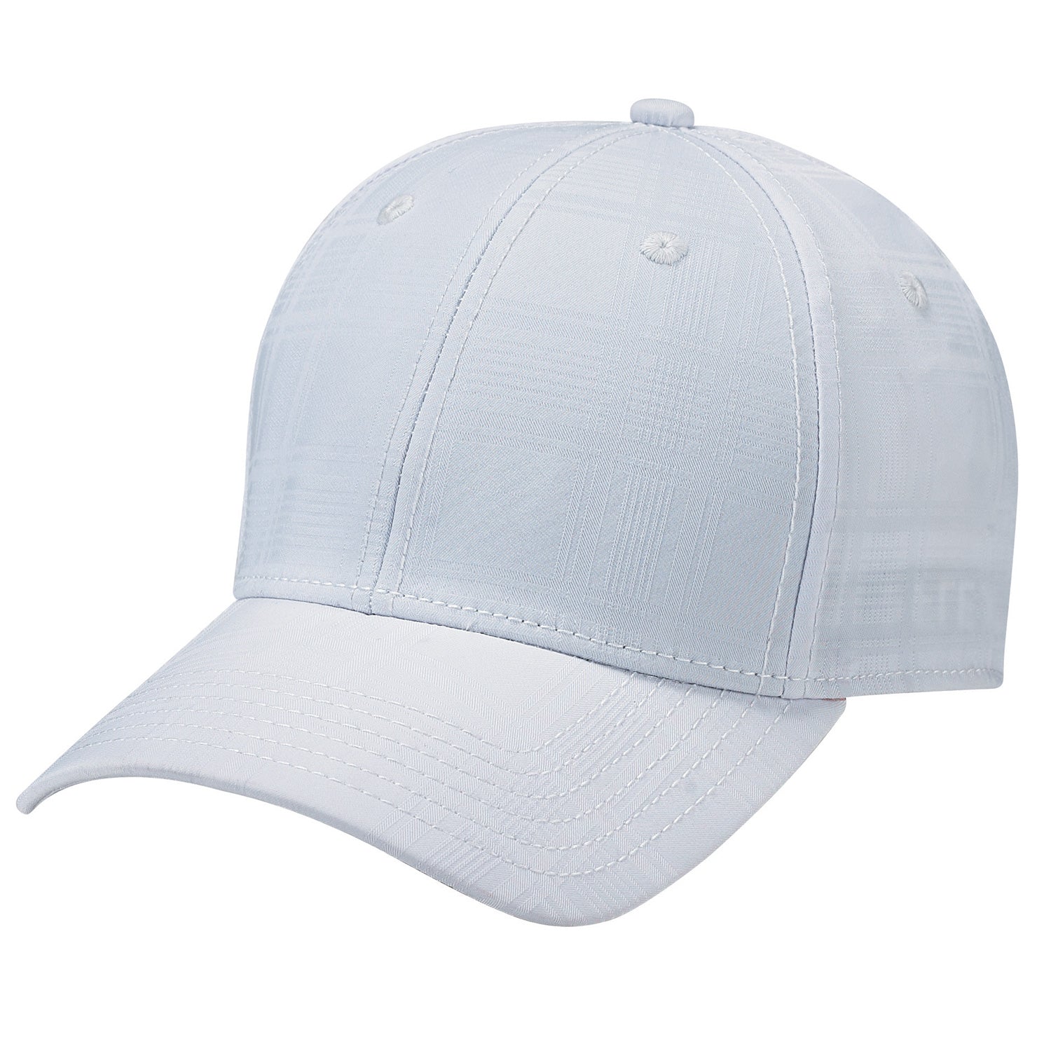 AJM -Polyester Plaid & Spandex Cap-AC5011
