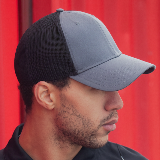 AJM -6 Panel Constructed Round Contour Cap- AC5025