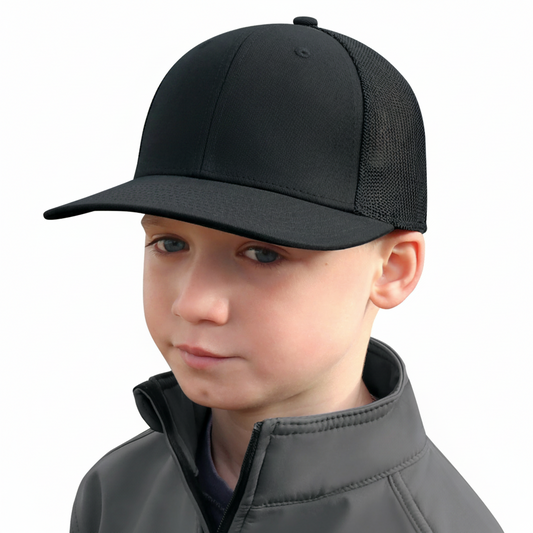 AJM -Polyester & Spandex Mesh Youth Cap- AC5809Y