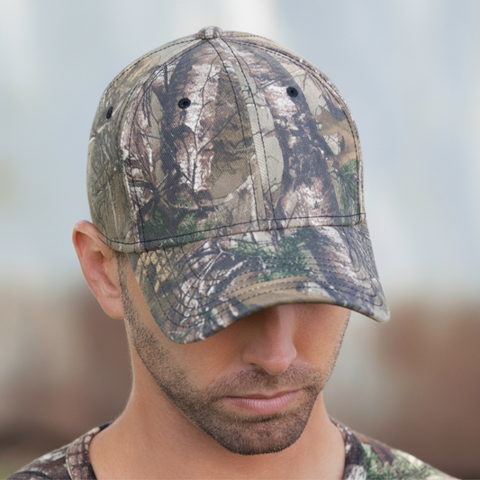 AJM -Realtree Camo Black underpeak Cap- AC6000