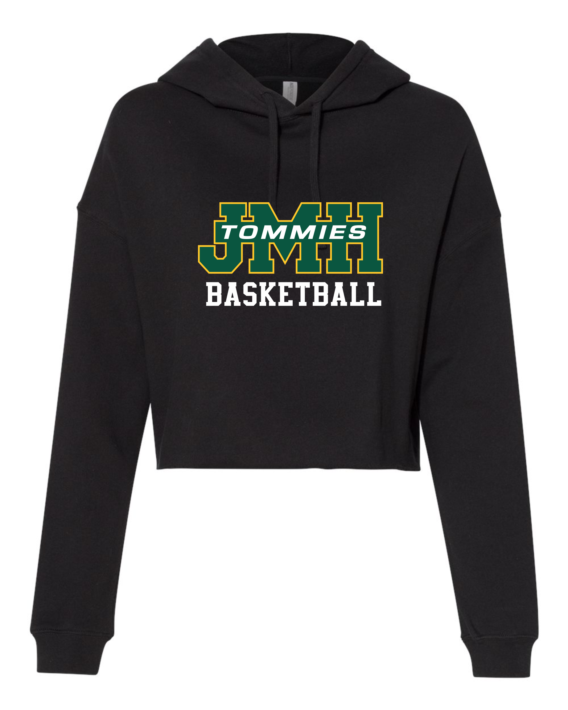 JMH Basketball - Ladies' Crop Hooded Sweatshirt