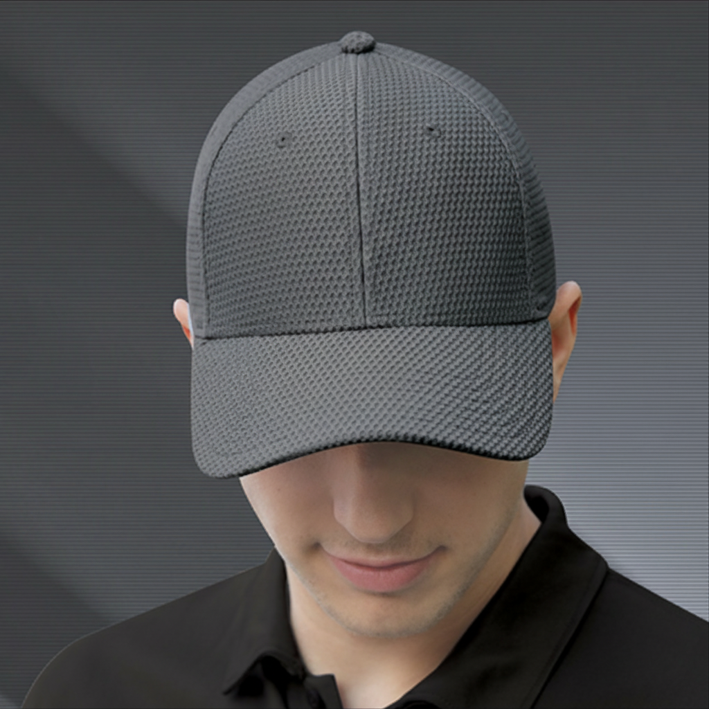 AJM -Polyester Ovoid & Spandex Cap- AC0017