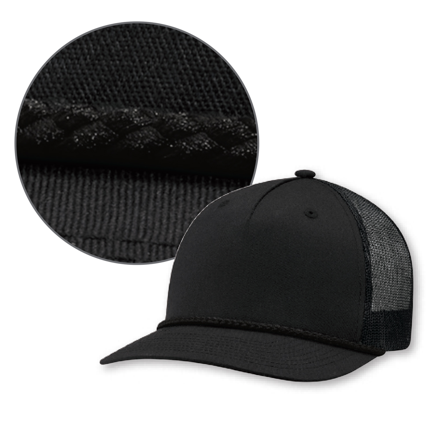5 Panel Constructed Pro-Round (Mesh Back) - 5160M