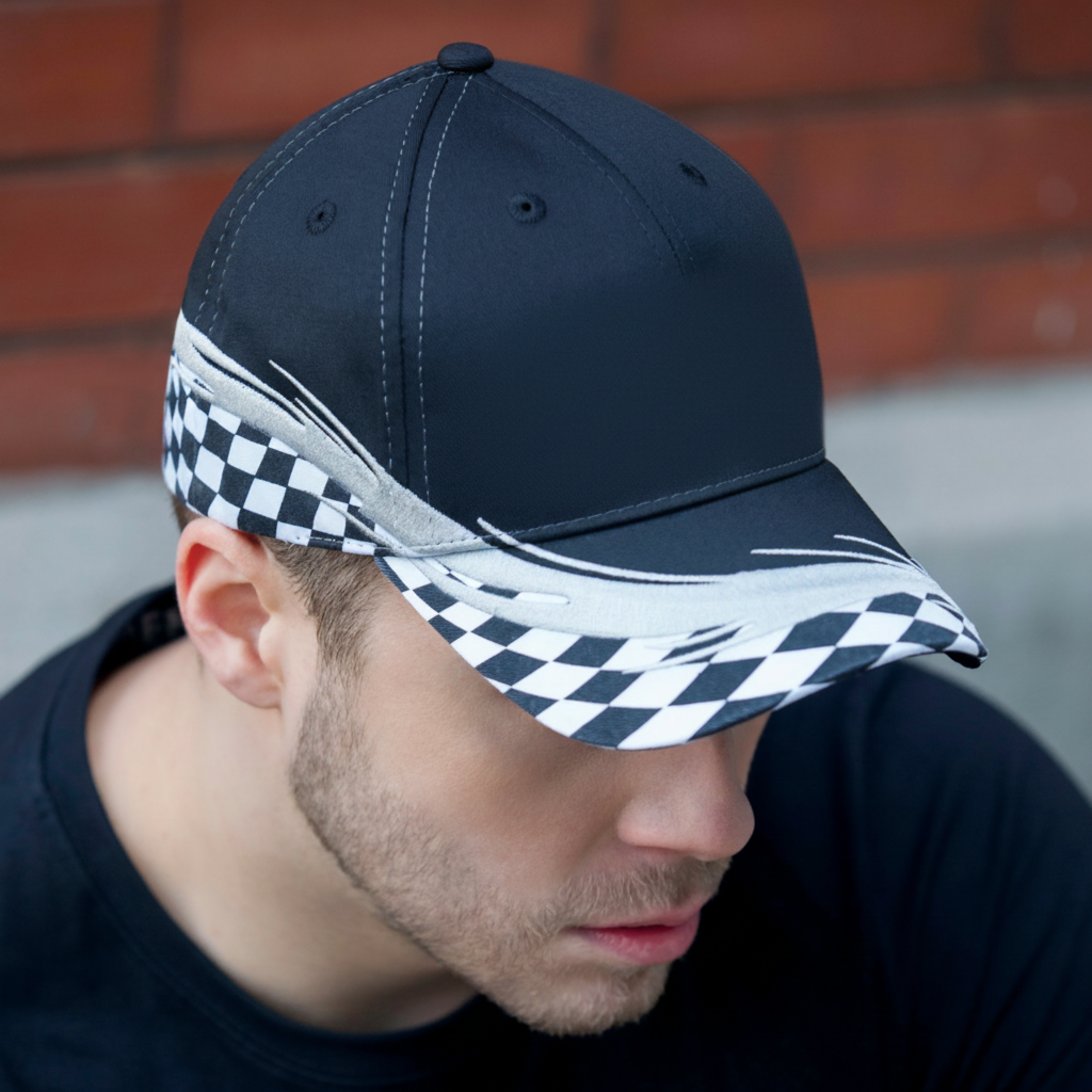 AJM -Starting Flag Printed Cap- 5223M