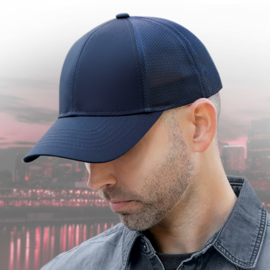 AJM -Polycotton / Polyester Mesh Cap- 5C390M