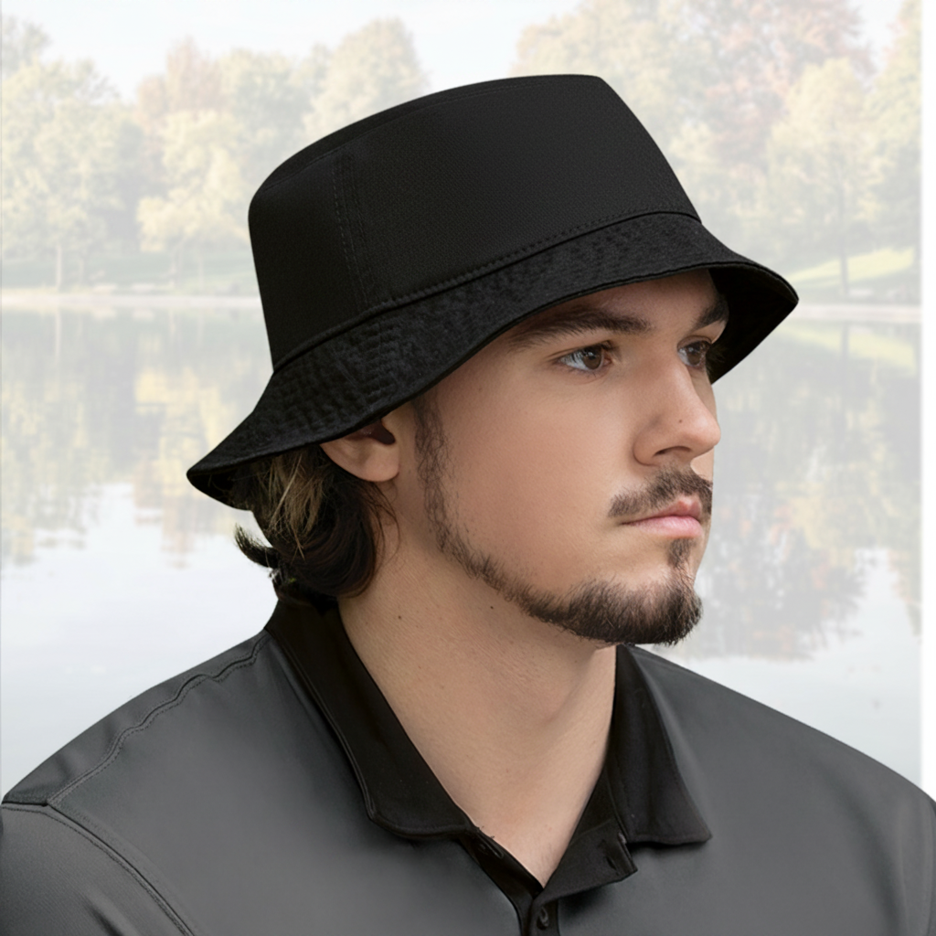AJM -Cotton Drill Deluxe Style Bucket Hat-  6B100