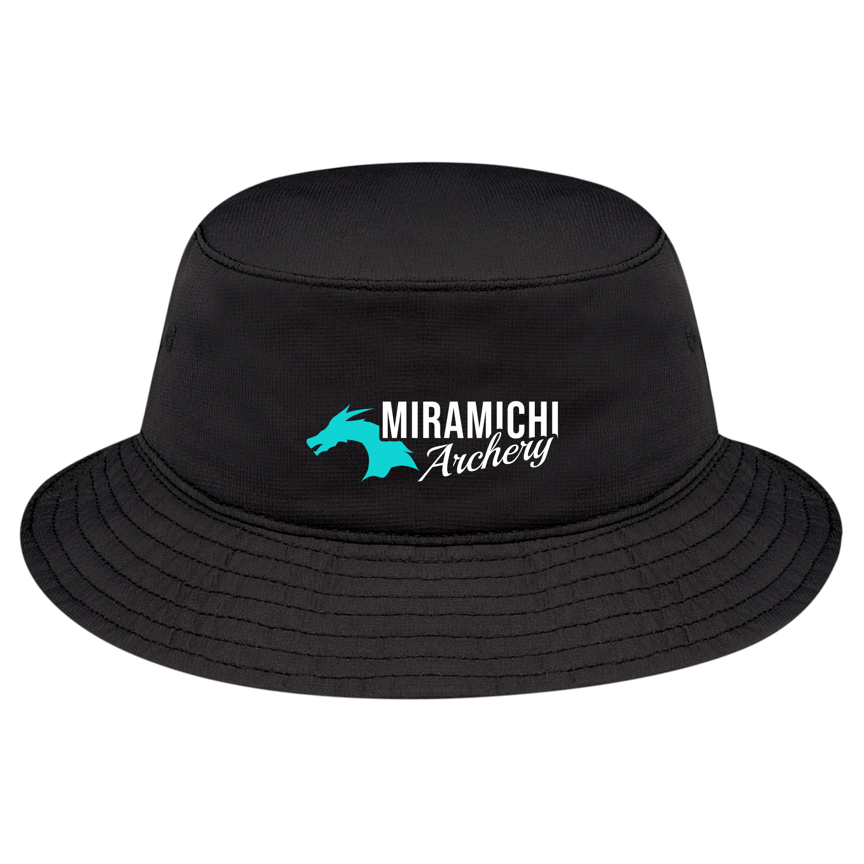 Black Bucket Style Hat