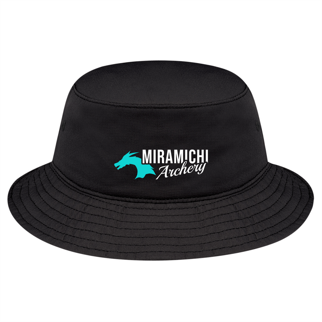 Black Bucket Style Hat