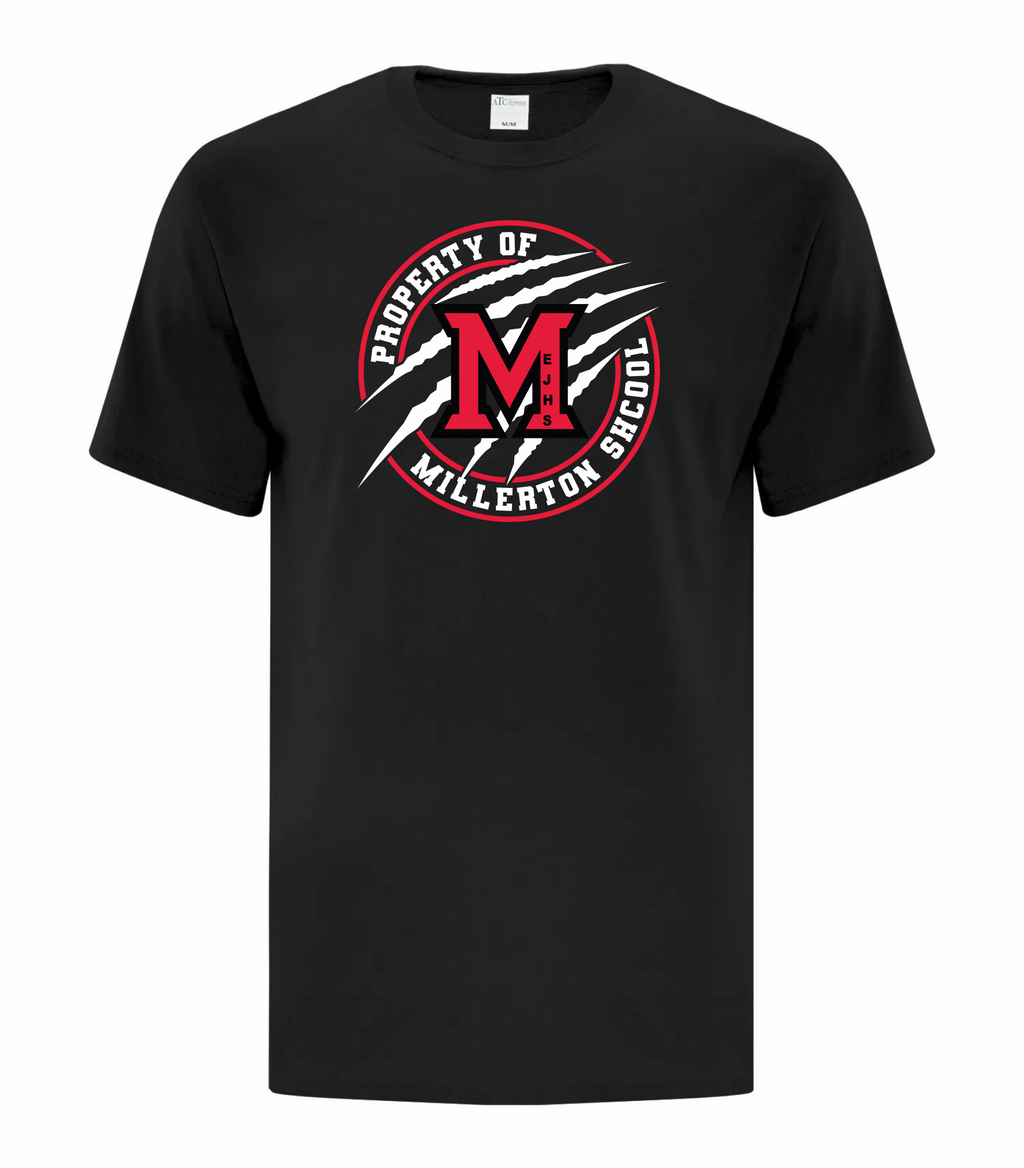Cotton T-shirt - Black - MIllerton School 2023-24