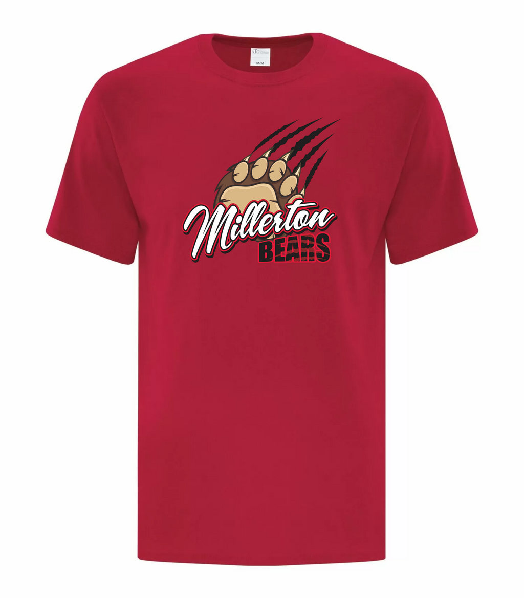 Cotton T-shirt - Red - MIllerton School 2023-24