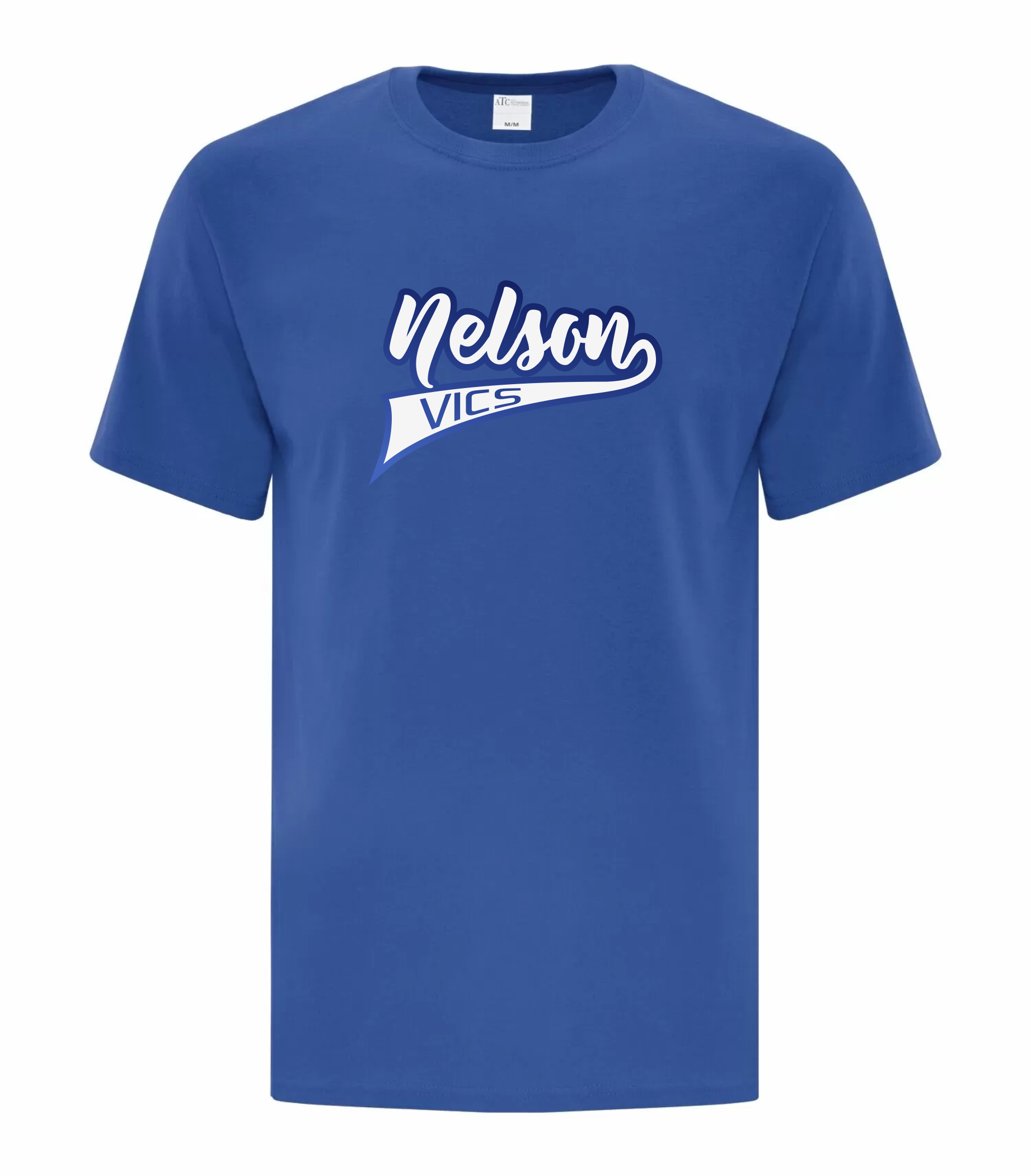 Cotton T-Shirt Royal - Nelson Vics Softball 2024