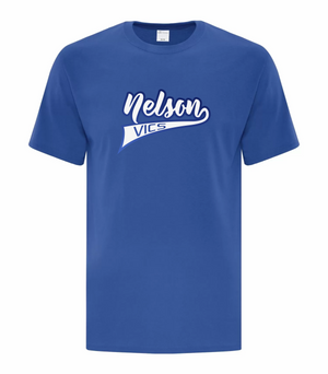 Cotton T-Shirt Royal - Nelson Vics Softball 2024