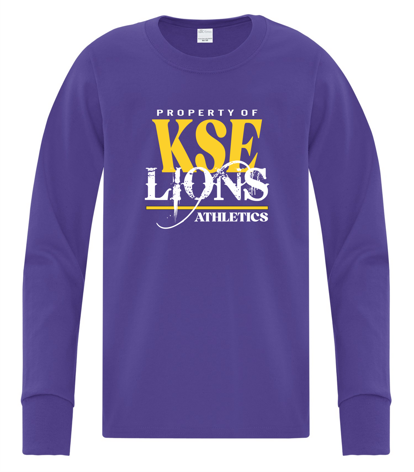 ATC Every Day Cotton Long Sleeve Tee - Purple - King Street Elementary