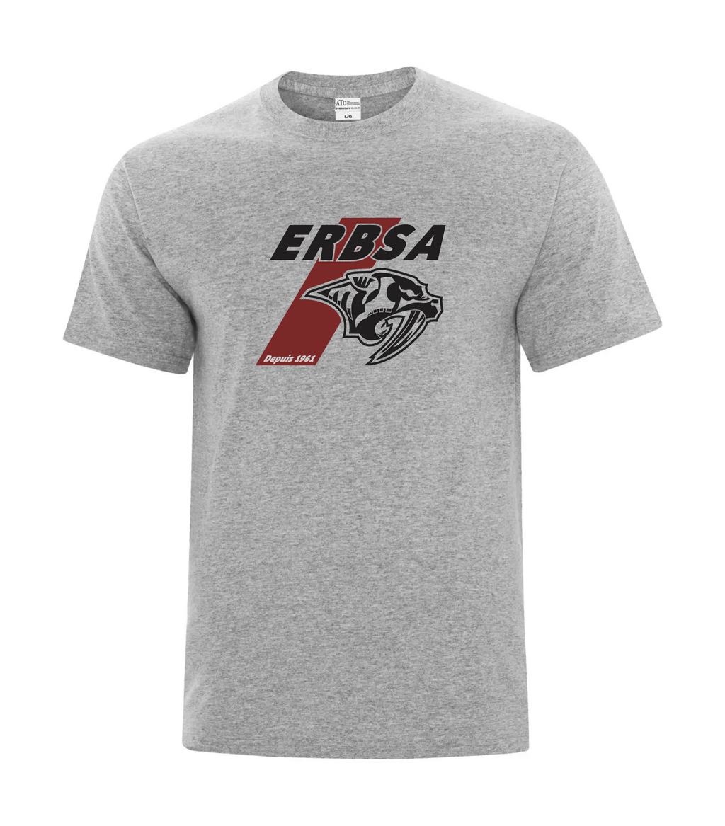 EVERYDAY COTTON BLEND TEE - Athletic Heather - ERBSA 2025-26