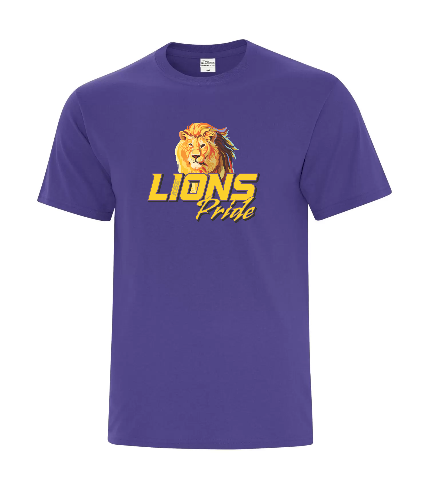 Cotton Blend Purple T-Shirt ─King Street Elementary─ ATC5050